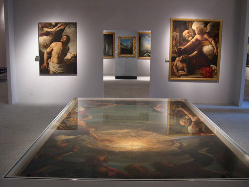 Allestimento Mostra 124-Cinquanta-Capolavori-Pinacoteca-Castello 05